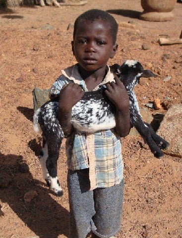 enfant et cabri